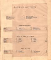 Table of Contents, Carroll County 1877